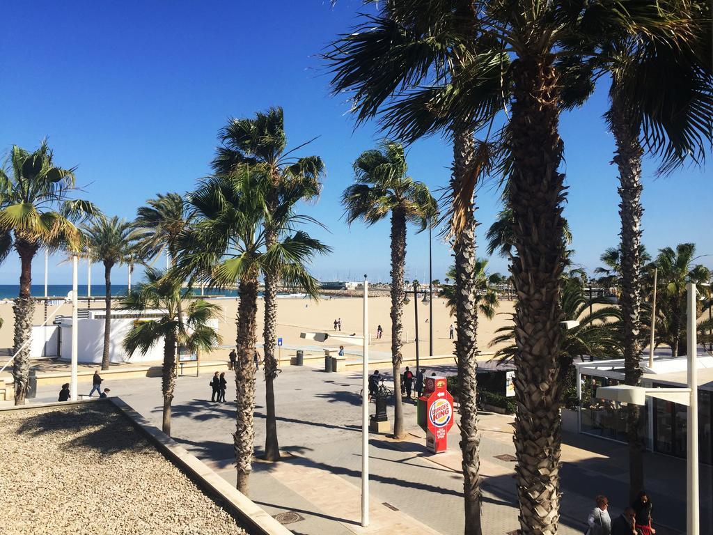 Malvarrosa Beach Rooms Valencia Exterior foto
